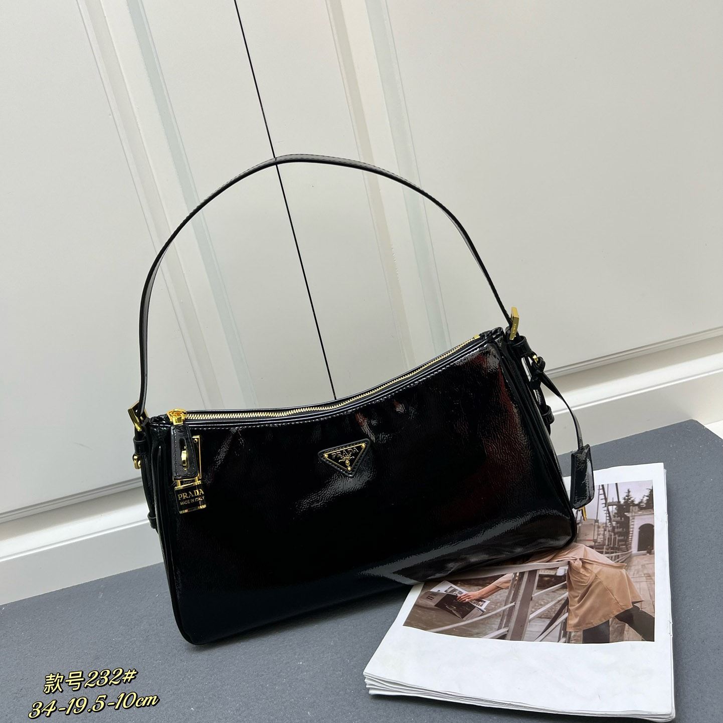 Pra*a top handle bags